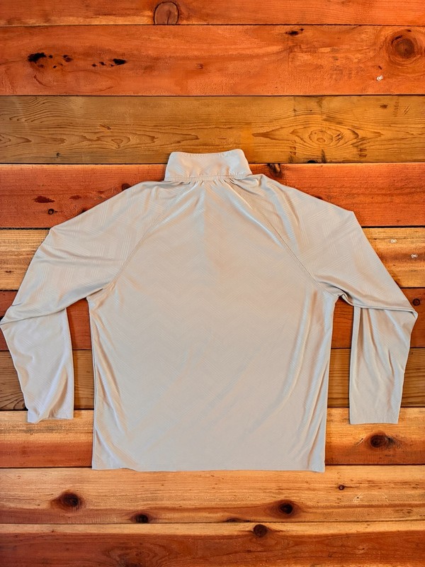 Gerry Quarter Zip Pullover Large Beige Performance Stretch Golf Hiking Trail gallery