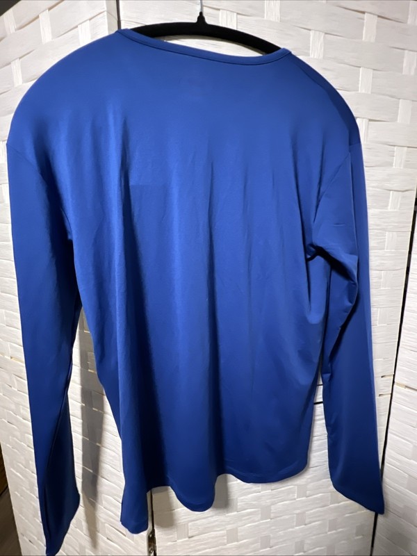 Under Armour Rush Performance Training Long Sleeve Blue Tee XS gallery