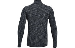 Under Armour Men’s UA Seamless Half Zip Shirt Grey Black Size Medium 1359875-012