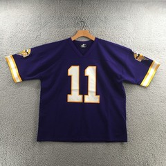 Logo Athletic Daunte Culpepper 11 Minnesota Vikings Jersey Mens XXL Purple Sport
