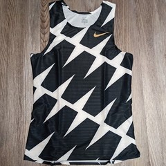 Nike Pro Elite USA Olympic Gold Medal Team Issued Black Singlet Men’s Large