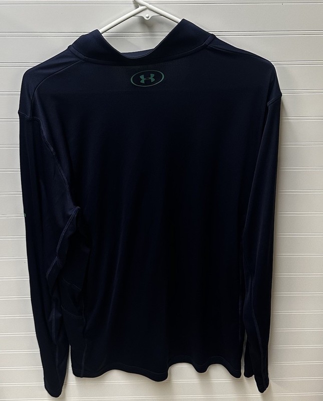 Under Armour Fish Hunter Tech 1/4 Zip Shirt Heat Gear Loose Fit XL Navy gallery