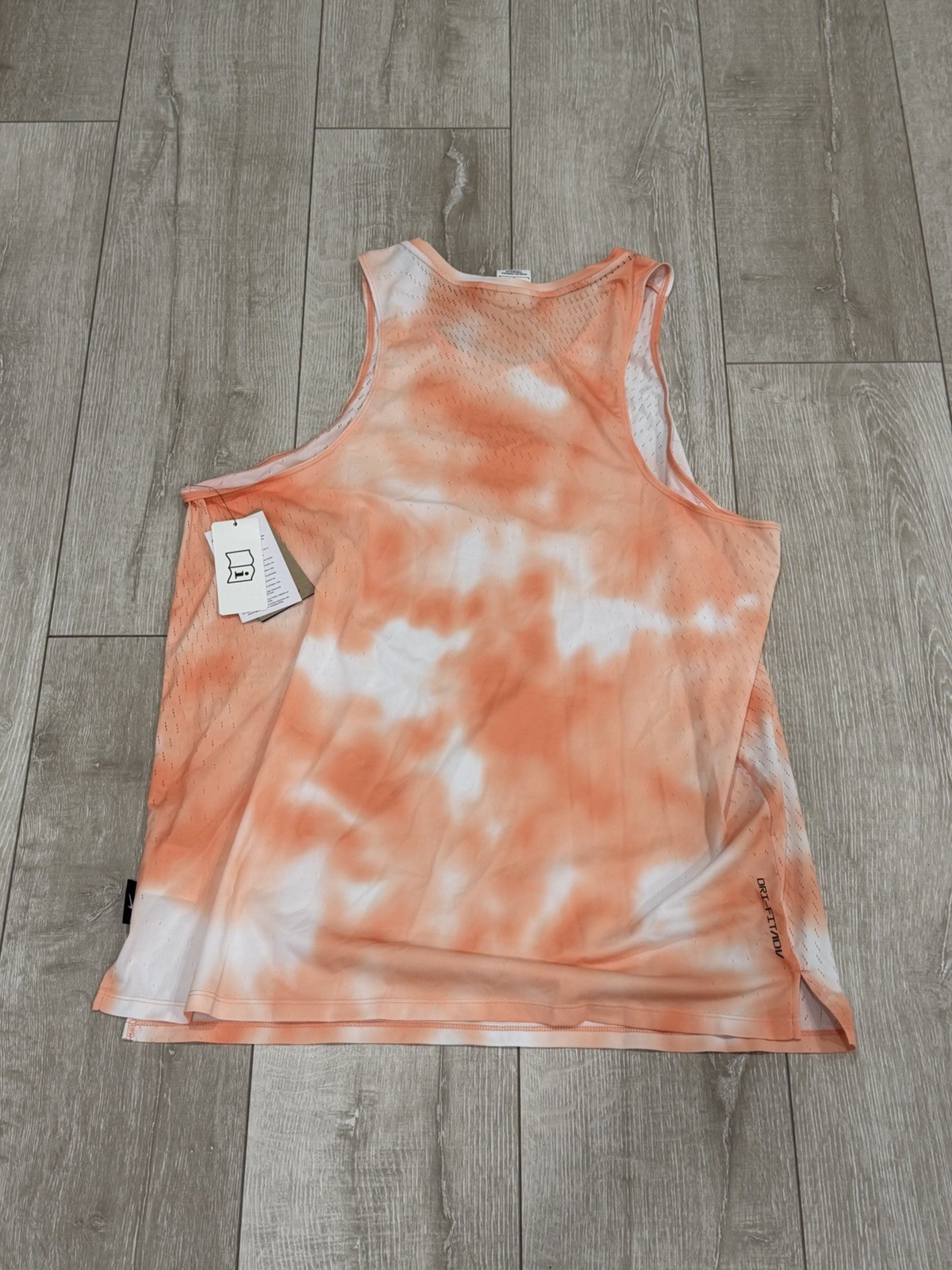Nike Mens L Running Division Breathe Dri-FIT ADV Tank Top Apricot HJ4146-844 gallery