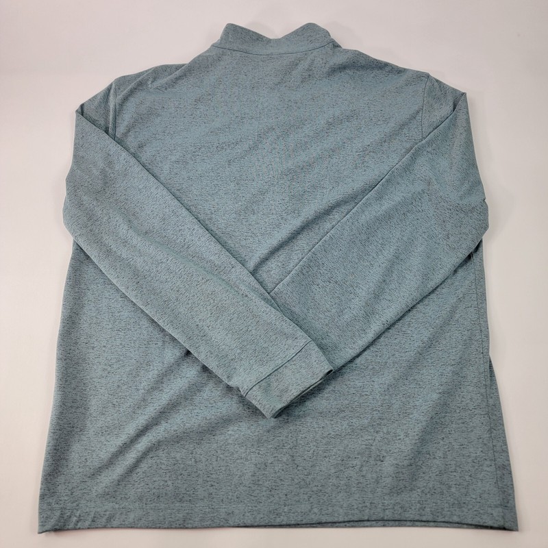 Columbia Golf Mens Pullover Jacket Large Grayish Green 1/4 Zip Logo Lightweight gallery