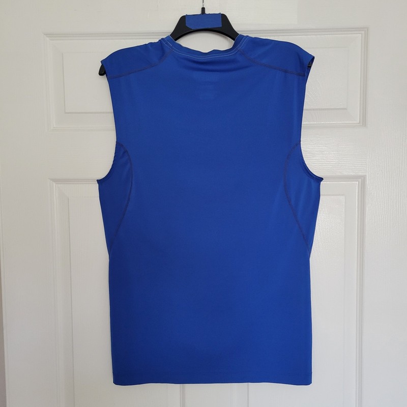Nike Pro Combat Dri-Fit Compression Royal Blue Sleeeveless Tank-Top Size XXL gallery