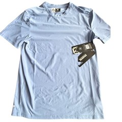 RBX Men’s Performance T Shirt Light Blue Short Sleeve CRM2167 Crew Small New
