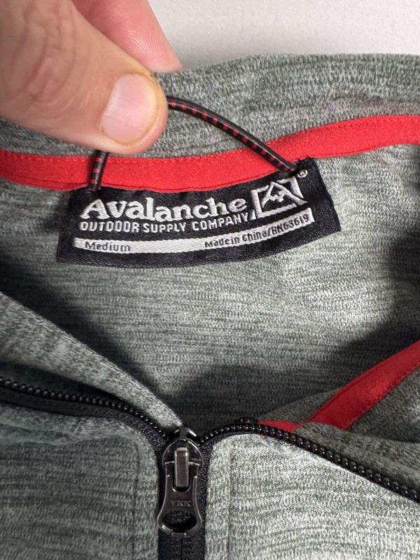 Avalanche Outdoor Quarter Zip Pullover Mens M Green Performance gallery