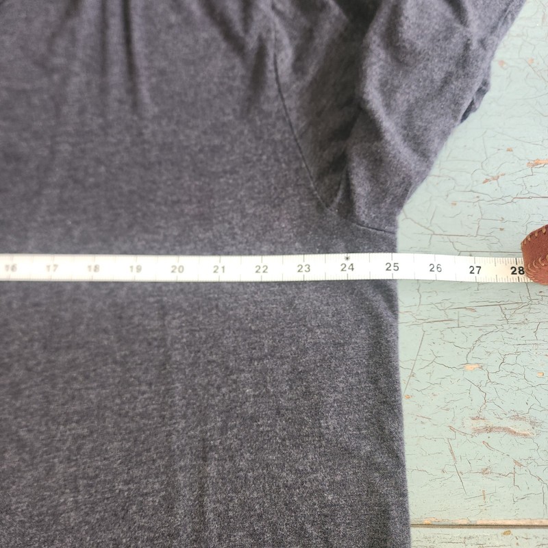 Free Fly Shirt Mens XL Charcoal Gray Performance Poly Bamboo Long Sleeve Henley gallery