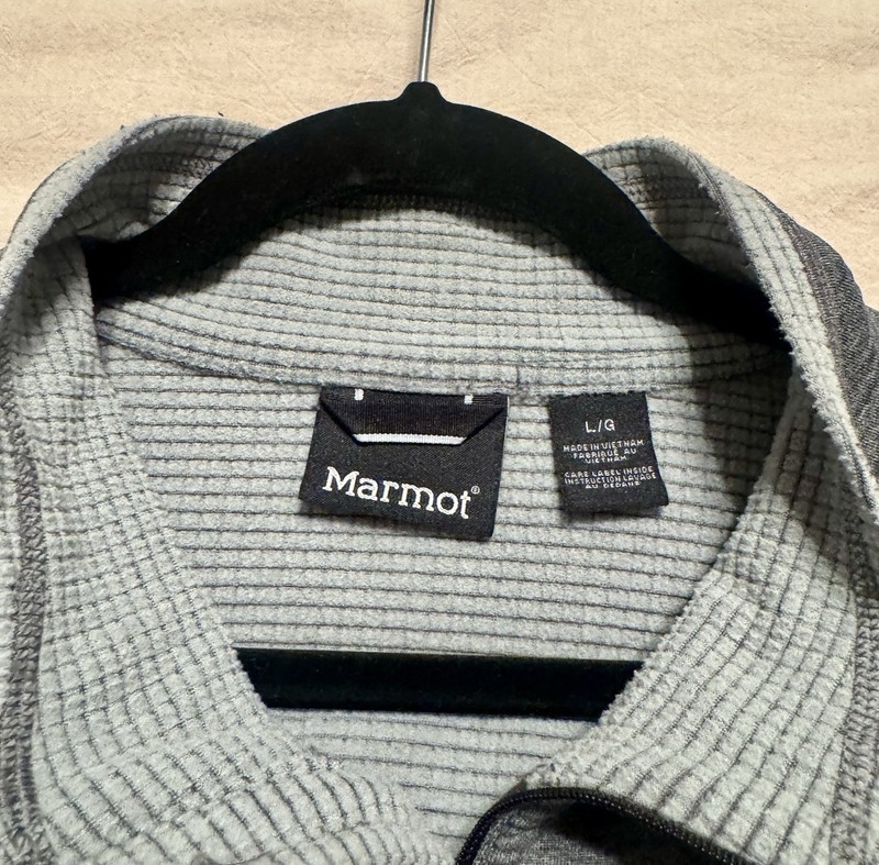 Marmot Performance Fleece 3/4 Zip Pull Over Mens Large No Rips or stains MINT gallery