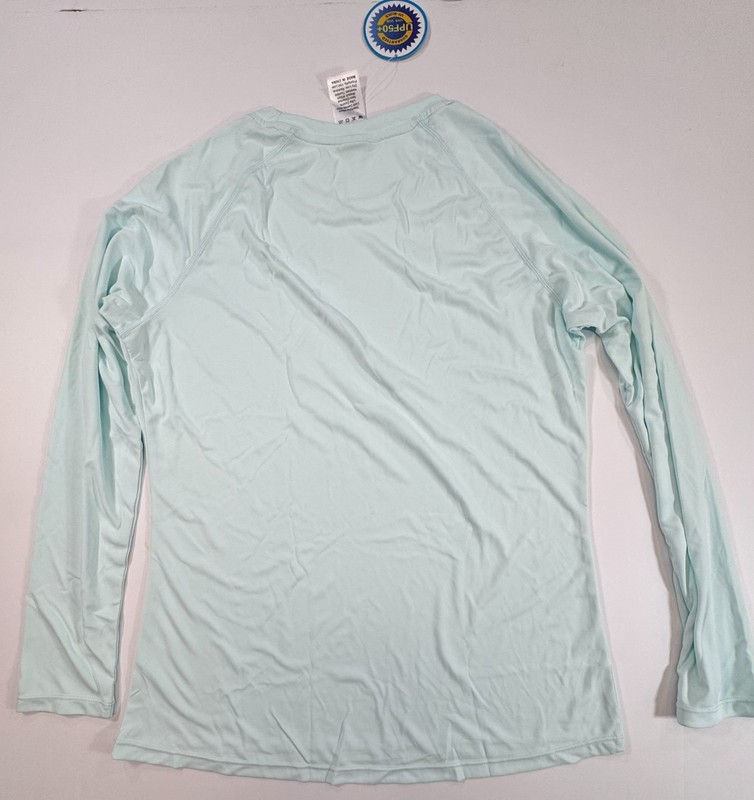 UPF 50+ Sun Protection Shirt Mens Medium Long Sleeve Fishing Performance gallery