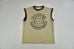 Vintage 90s Gus Macker Basketball Mesh Jersey Gold Black Sz Men’s XL Dodger
