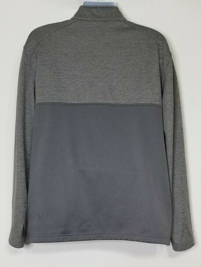 Callaway 1/4 Zip LS Two Tone Gray Fleece Lined Golf Pullover Men's 2XL XXL VGC gallery