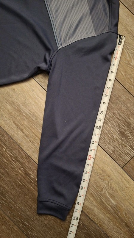 Bolle Mens Large 1/4 Zip Pullover Blue Gray Golf Performance Moisture Wicking gallery