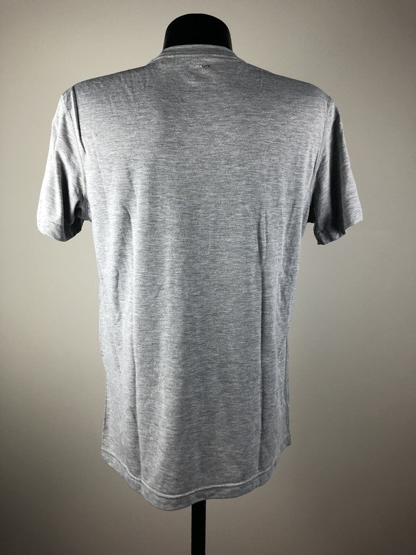 Men’s Adidas Climalite Ultimate Tee Determined Gray Cotton SS Shirt XL NWT gallery