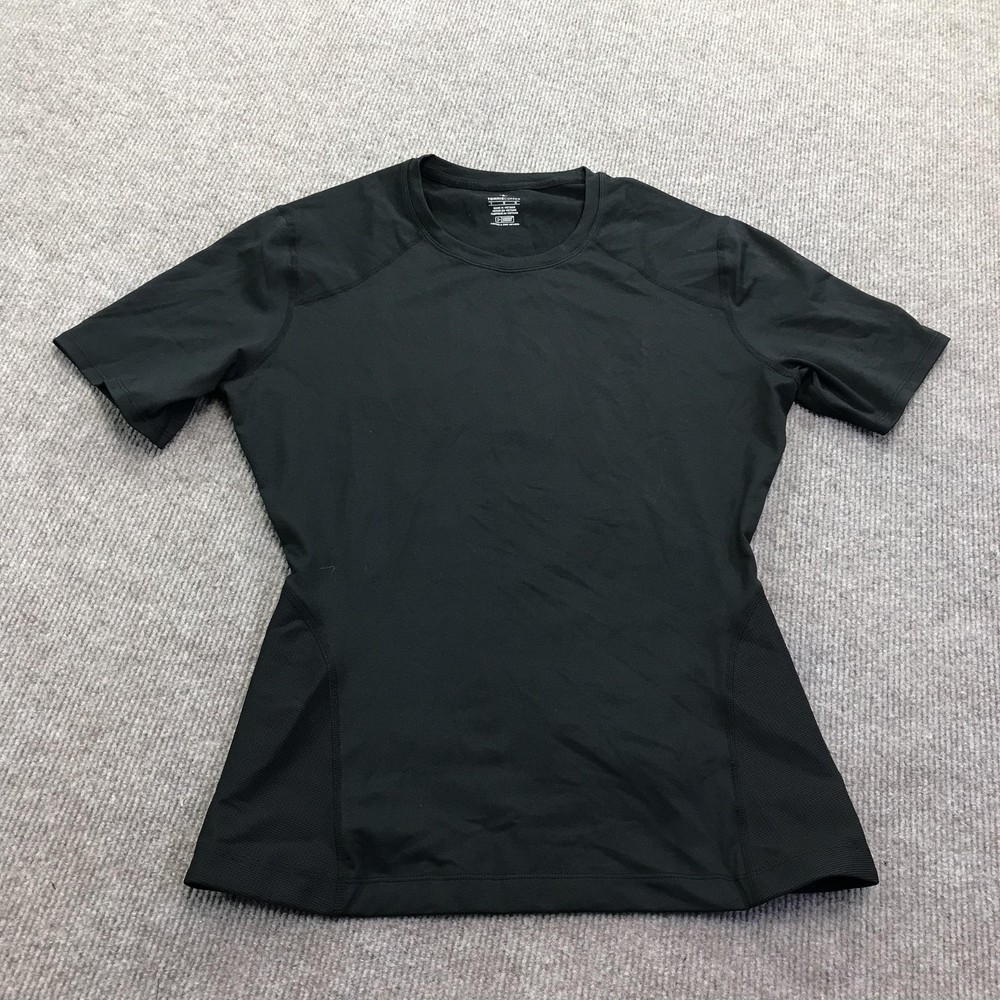 Tommie Copper Shirt Mens Large Black Compression Lower Back Support Athletic