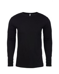 Next Level N3601 Mens Long Sleeve Cotton Crew Neck T-Shirt