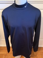 Nike Pro Long Sleeve Athletic T-shirt Men’s 2XL Navy Dri Fit 4-way Stretch