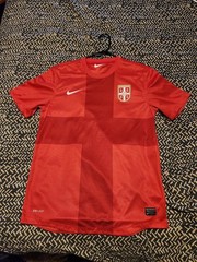 Serbia 2012/2013 Very Rare Euro Home Soccer Jersey Size M