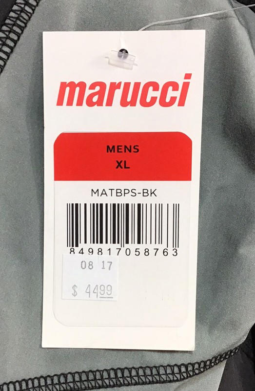 Marucci Men's Pullover Windbreaker Jacket 1/4 Zip Black M23 gallery