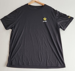 US Army Black Athletic Mesh Short Sleeve Shirt Men’s Size XL 100% Micro Fiber