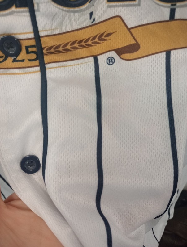 Modelo Adult Medium Baseball Jersey Cerveza Short Sleeve Mens Minor Spots gallery