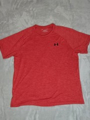 Under Armour Men’s The Tech Tee Short Sleeve T-Shirt, Men’s XL, Heathered Red