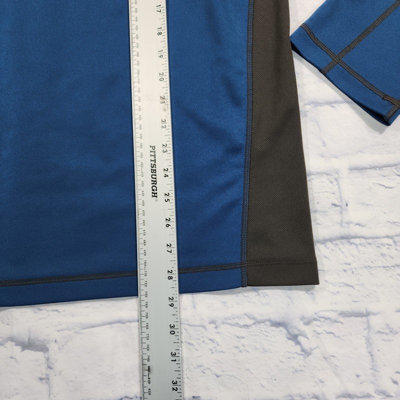 Timberland MENS SIZE XL Blue Pullover 1/4 Zip Performance Vented Shirt gallery