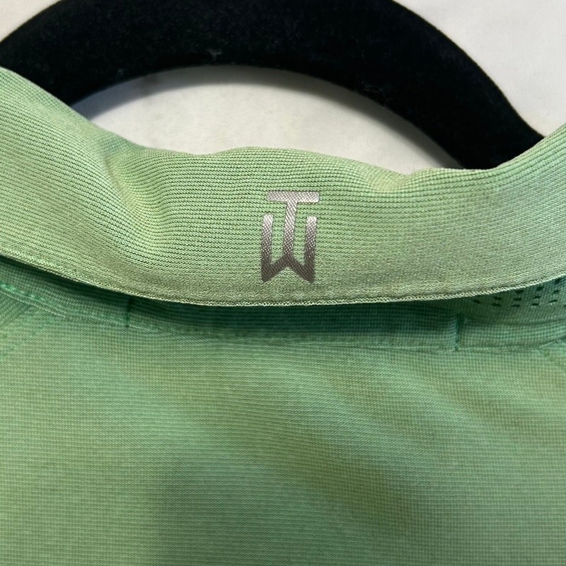Nike Golf Tiger Woods Collection Ombre Short Sleeve Polo Shirt Men's Sz XL Green gallery