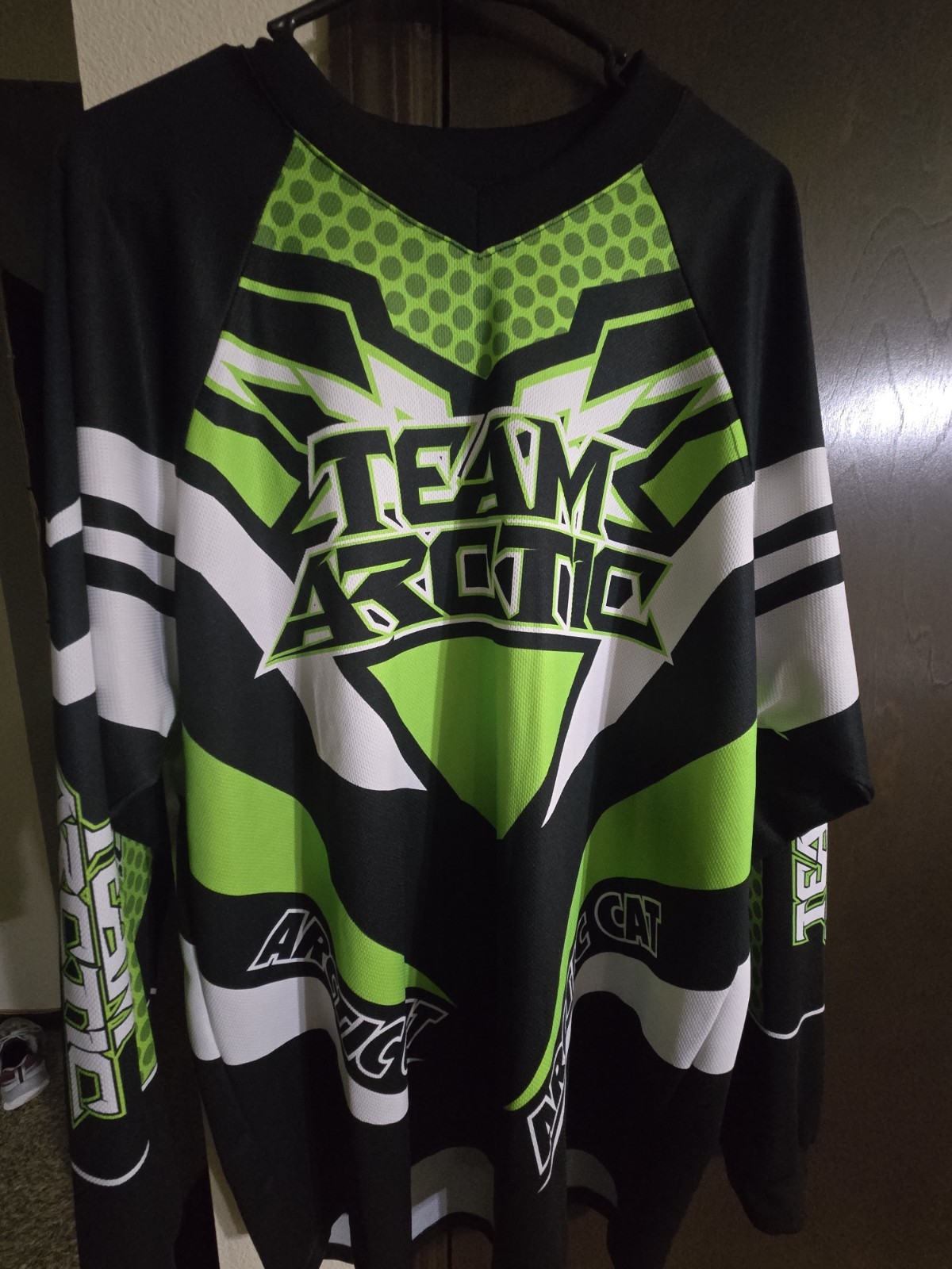 Mens ARCTIC CAT JERSEY size Large, Snowmobiling Apperel Padded Elbows gallery