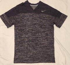 Nike Pro Training V-Neck Dri-Fit Heather Gray Shirt Men’s XL (Small to Fit)