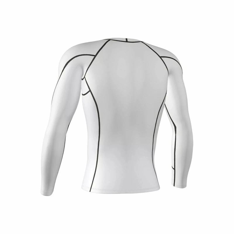 Mens Compression Base layer Shirt long Sleeve Top Long tight thermal sports wear gallery