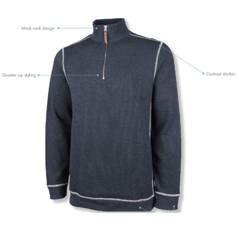 Men's Conway Flatback Bib Pullover Style 9910 Charles River Apparel, Navy, XL gallery