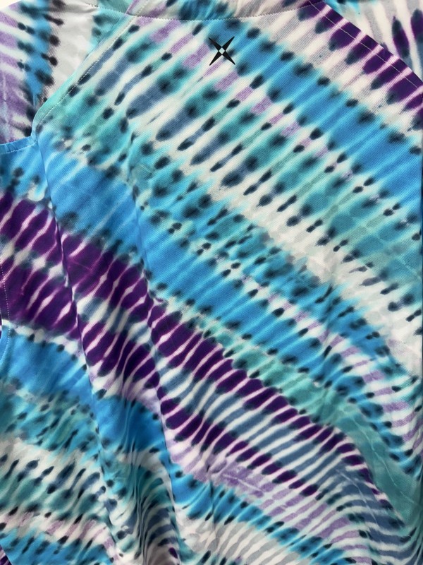 GSTQ Active 1/4 Zip Pullover Men Women Tie Dye Jacket NEW $148 NWT A0 gallery