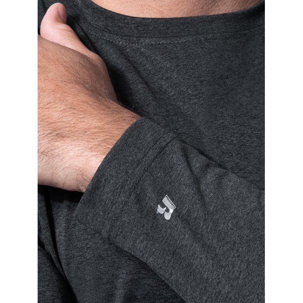 Russell Men's Core Jersey Active Long Sleeve Tee Grey Size L/G(42-44) gallery