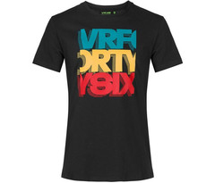 Valentino Rossi MotoGP T-Shirt (Size S) Men’s VR46 Black Lifestyle Top – New