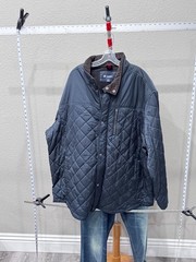 Daniel Cremieux Navy Quilted Jacket Coat 4XLT 4XT