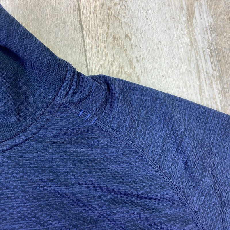 Lululemon Metal Vent Tech 1/2 Zip Pullover Mens L Blue Long Sleeve Athletic Men gallery