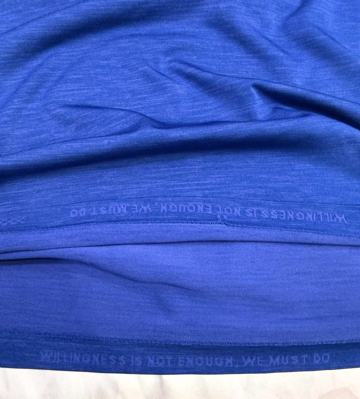 Rhone Reign Tech Performance T-Shirt, Blue, Short Sleeve Athletic, Mens Medium gallery