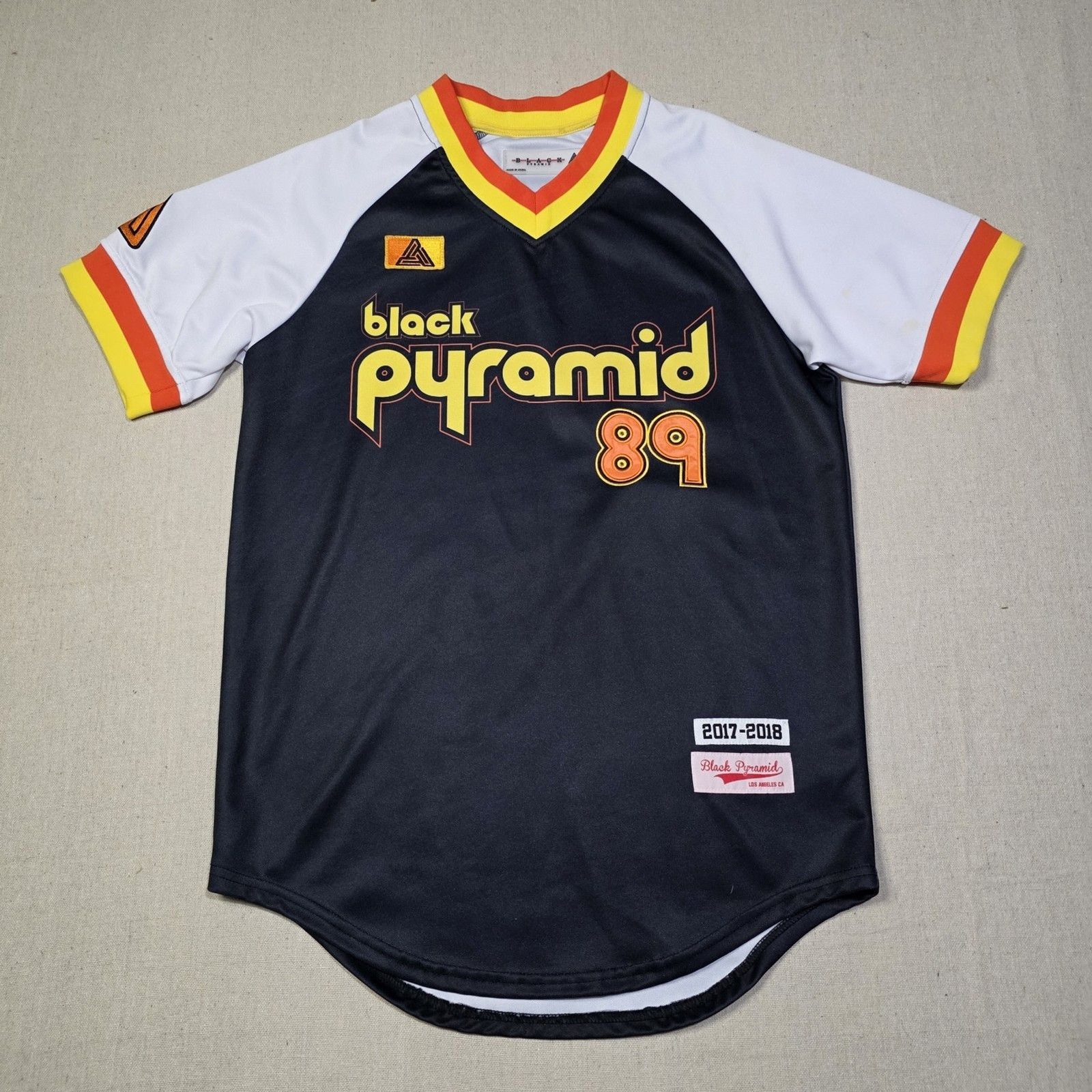 Black Pyramid Los Angeles Basketball Style Jersey #89 Size Small 2017-2018 gallery