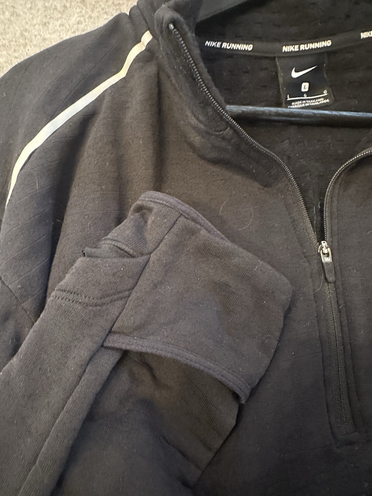 Nike Sphere Element Therma-Fit 1/2 Half Zip Running Top Size Large DM1171 010 gallery