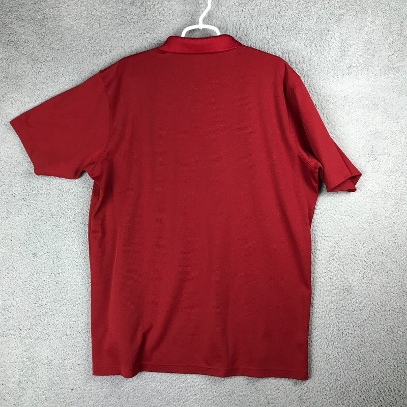 Columbia Omni Wick Advanced Evaporation Mens Short Sleeve Red Polo Size XLT gallery