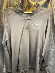 NWT Orangetheory OTF Unisex 24/7 Quarter Zip Pullover Dark Gray L