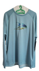 Black Fish Gear Medium Long Sleeve 100% Polyester T-shirt New With Tags