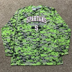 Badger Sport Cedarwood High Spartans LS Shirt Sz. XL NEW 4184 LMDI Digital Camo