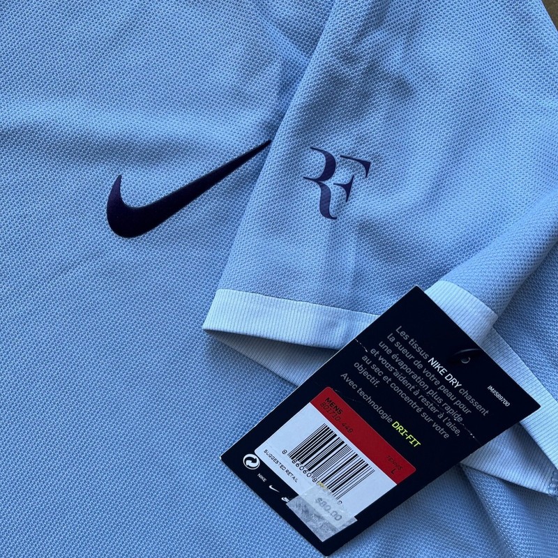 Nike Roger Federer RF 2017 Perth Hopman Cup Tennis Shirt Rafa Nadal Vapor Large gallery