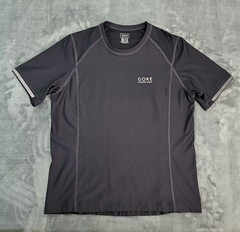 GORE Pulse Shirt Men’s Large Black Short Sleeve Running Wear EUC