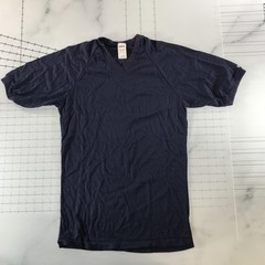 Vintage Bike Shirt Mens Medium Blue Mesh V Neck Raglan Jersey Made USA