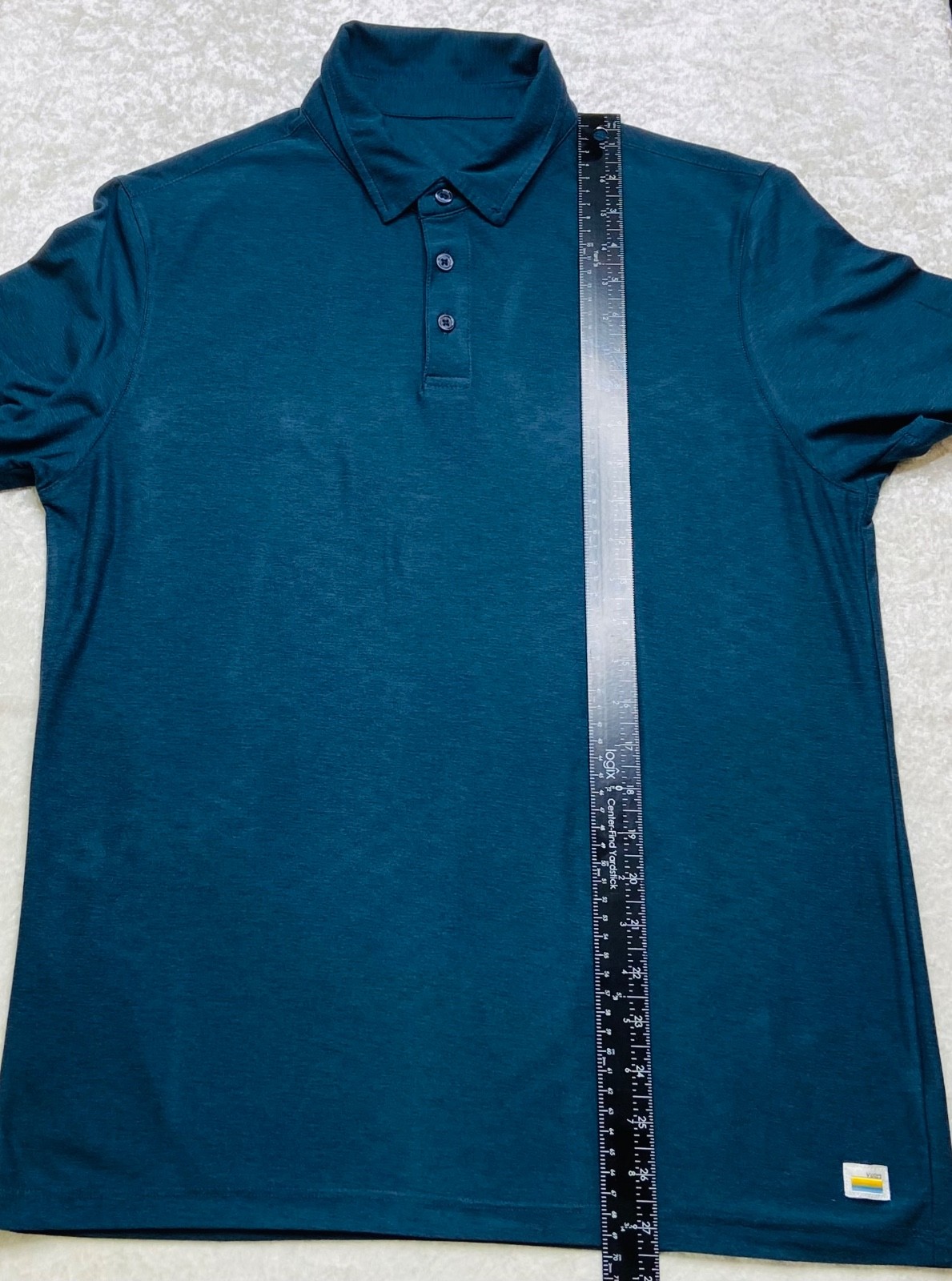 Vuori Shirt Mens M Blue Ponto Performance Crew Neck Athleisure Short Sleeve Tee gallery