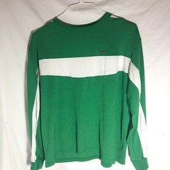 Mens Nike Green White Horizontal Stripe Long Sleeve 9 Brazil