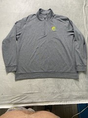 Cutter & Buck Men’s Gray CB DryTec 1/4 Zip Long Sleeve Pullover UPF 50+ XXL